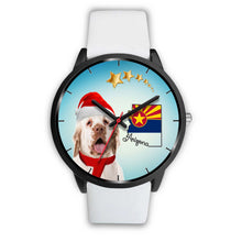 Load image into Gallery viewer, Clumber Spaniel Arizona Christmas Special Wrist Watch-Free Shipping