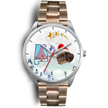 Load image into Gallery viewer, Cute Dachshund Dog Alabama Christmas Special Wrist Watch-Free Shipping
