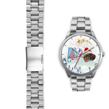 Load image into Gallery viewer, Cute Dachshund Dog Alabama Christmas Special Wrist Watch-Free Shipping