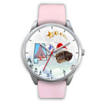 Load image into Gallery viewer, Cute Dachshund Dog Alabama Christmas Special Wrist Watch-Free Shipping