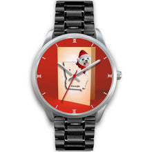 Load image into Gallery viewer, Cute Maltese Georgia Christmas Special Wrist Watch-Free Shipping