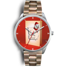 Load image into Gallery viewer, Cute Maltese Georgia Christmas Special Wrist Watch-Free Shipping