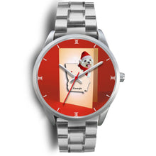 Load image into Gallery viewer, Cute Maltese Georgia Christmas Special Wrist Watch-Free Shipping