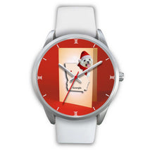 Load image into Gallery viewer, Cute Maltese Georgia Christmas Special Wrist Watch-Free Shipping