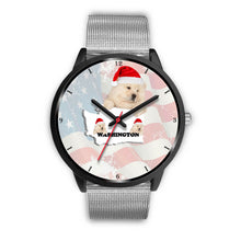 Load image into Gallery viewer, Chow Chow Dog Washington Christmas Special Wrist Watch-Free Shipping