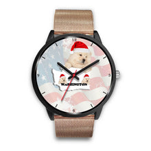 Load image into Gallery viewer, Chow Chow Dog Washington Christmas Special Wrist Watch-Free Shipping