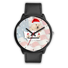 Load image into Gallery viewer, Chow Chow Dog Washington Christmas Special Wrist Watch-Free Shipping