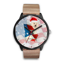 Load image into Gallery viewer, Chow Chow Dog Georgia Christmas Special Wrist Watch-Free Shipping
