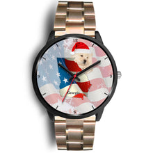Load image into Gallery viewer, Chow Chow Dog Georgia Christmas Special Wrist Watch-Free Shipping