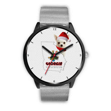 Load image into Gallery viewer, Chihuahua Georgia Christmas Special Wrist Watch-Free Shipping