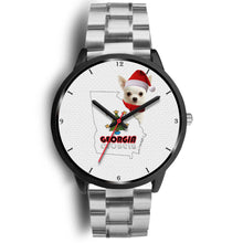 Load image into Gallery viewer, Chihuahua Georgia Christmas Special Wrist Watch-Free Shipping