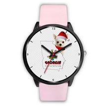 Load image into Gallery viewer, Chihuahua Georgia Christmas Special Wrist Watch-Free Shipping