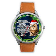 Load image into Gallery viewer, Cute Cat Christmas Special Wrist Watch-For Cat Mom-Free Shipping