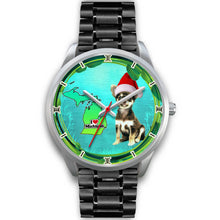 Load image into Gallery viewer, Cute Chihuahua Dog Michigan Christmas Special Wrist Watch-Free Shipping