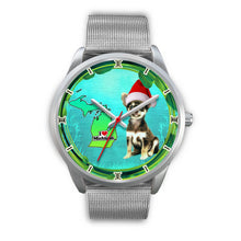Load image into Gallery viewer, Cute Chihuahua Dog Michigan Christmas Special Wrist Watch-Free Shipping