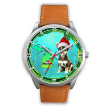 Load image into Gallery viewer, Cute Chihuahua Dog Michigan Christmas Special Wrist Watch-Free Shipping