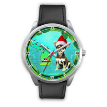 Load image into Gallery viewer, Cute Chihuahua Dog Michigan Christmas Special Wrist Watch-Free Shipping