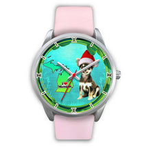 Load image into Gallery viewer, Cute Chihuahua Dog Michigan Christmas Special Wrist Watch-Free Shipping