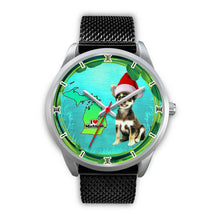 Load image into Gallery viewer, Cute Chihuahua Dog Michigan Christmas Special Wrist Watch-Free Shipping