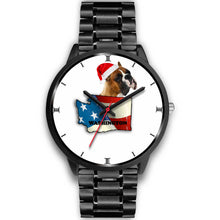 Load image into Gallery viewer, Boxer Dog Washington Christmas Special Wrist Watch-Free Shipping
