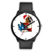 Load image into Gallery viewer, Boxer Dog Washington Christmas Special Wrist Watch-Free Shipping