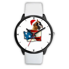 Load image into Gallery viewer, Boxer Dog Washington Christmas Special Wrist Watch-Free Shipping