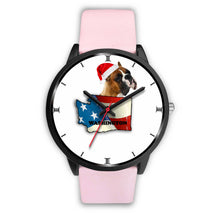 Load image into Gallery viewer, Boxer Dog Washington Christmas Special Wrist Watch-Free Shipping