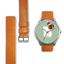 Load image into Gallery viewer, Boxer Dog Georgia Christmas Special Wrist Watch-Free Shipping