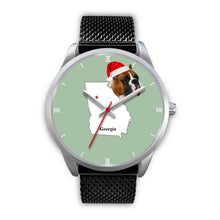 Load image into Gallery viewer, Boxer Dog Georgia Christmas Special Wrist Watch-Free Shipping