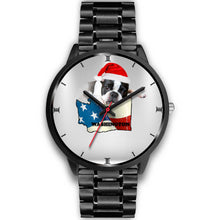 Load image into Gallery viewer, Boston Terrier Washington Christmas Special Wrist Watch-Free Shipping