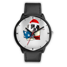 Load image into Gallery viewer, Boston Terrier Washington Christmas Special Wrist Watch-Free Shipping