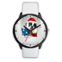 Load image into Gallery viewer, Boston Terrier Washington Christmas Special Wrist Watch-Free Shipping