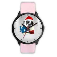 Load image into Gallery viewer, Boston Terrier Washington Christmas Special Wrist Watch-Free Shipping