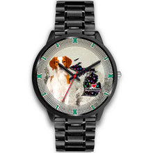 Load image into Gallery viewer, Brittany Dog Christmas Michigan Christmas Special Wrist Watch-Free Shipping