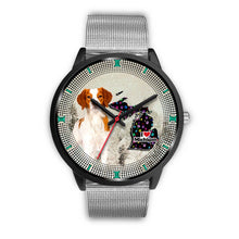 Load image into Gallery viewer, Brittany Dog Christmas Michigan Christmas Special Wrist Watch-Free Shipping