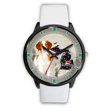 Load image into Gallery viewer, Brittany Dog Christmas Michigan Christmas Special Wrist Watch-Free Shipping