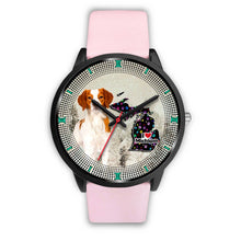 Load image into Gallery viewer, Brittany Dog Christmas Michigan Christmas Special Wrist Watch-Free Shipping