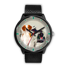 Load image into Gallery viewer, Brittany Dog Christmas Michigan Christmas Special Wrist Watch-Free Shipping
