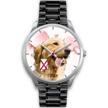 Load image into Gallery viewer, Cute Golden Retriever Alabama Christmas Special Wrist Watch-Free Shipping