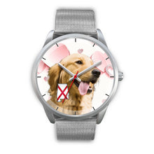 Load image into Gallery viewer, Cute Golden Retriever Alabama Christmas Special Wrist Watch-Free Shipping