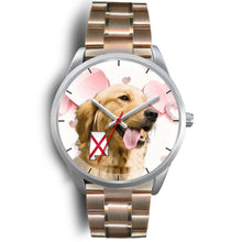 Load image into Gallery viewer, Cute Golden Retriever Alabama Christmas Special Wrist Watch-Free Shipping