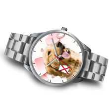 Load image into Gallery viewer, Cute Golden Retriever Alabama Christmas Special Wrist Watch-Free Shipping