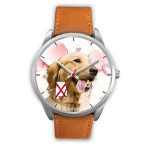 Load image into Gallery viewer, Cute Golden Retriever Alabama Christmas Special Wrist Watch-Free Shipping