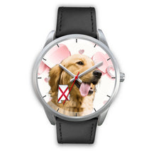 Load image into Gallery viewer, Cute Golden Retriever Alabama Christmas Special Wrist Watch-Free Shipping