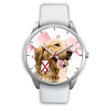 Load image into Gallery viewer, Cute Golden Retriever Alabama Christmas Special Wrist Watch-Free Shipping