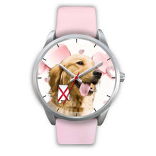 Load image into Gallery viewer, Cute Golden Retriever Alabama Christmas Special Wrist Watch-Free Shipping