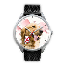 Load image into Gallery viewer, Cute Golden Retriever Alabama Christmas Special Wrist Watch-Free Shipping