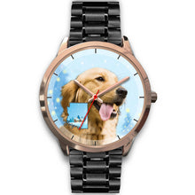Load image into Gallery viewer, Cute Golden Retriever Arizona Christmas Special Wrist Watch-Free Shipping