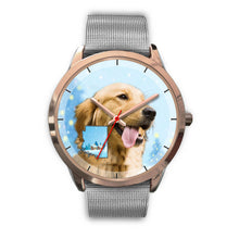 Load image into Gallery viewer, Cute Golden Retriever Arizona Christmas Special Wrist Watch-Free Shipping