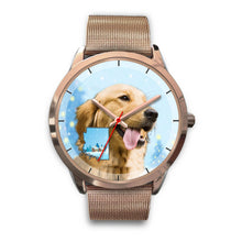 Load image into Gallery viewer, Cute Golden Retriever Arizona Christmas Special Wrist Watch-Free Shipping